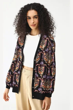 Gentleman Farmer Cardigan Tricot Jacquard Pantera Boho