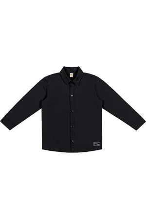 TRICK NICK Infantil - Camisa Masculina Sarja