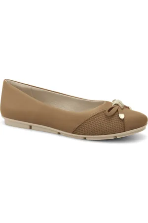 COMFORTFLEX Sapatilha Feminina Camel Antiderrapante 2563301-7 - Camel