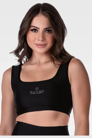 Summer Soul Top Fitness de Alta Sustentação Com Bojo Removível