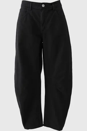 Colcci Calça Sarja Baggy Lisa Preta