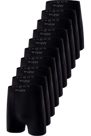 TRIFIL Kit com 10 Cuecas Boxer 4411 Plus Size