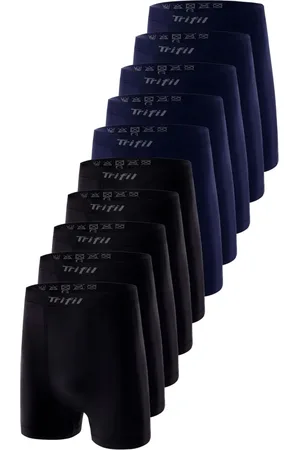 TRIFIL Kit com 10 Cuecas Boxer 4411 Plus Size