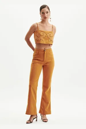 LANCA PERFUME Calça Flare Cintura Alta