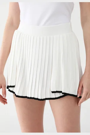 Fila Saia Tricot Curta Regular Sport Club Off-White