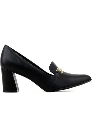Piccadilly Sapato Salto Alto Preto