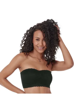 Zee Rucci Sutiã Top Faixa Anatômico com Renda sem Costura