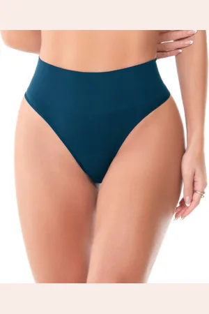 Zee Rucci Calcinha Tanga Cós Alto sem Costura Anoitecer