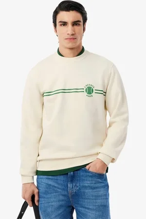 Lacoste Agasalho em Lã com Estampa de Tênis
