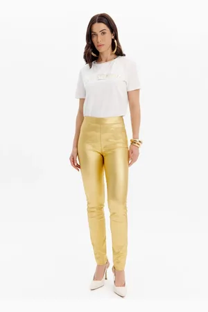 LANCA PERFUME Calça Sarja Jegging Cintura Alta