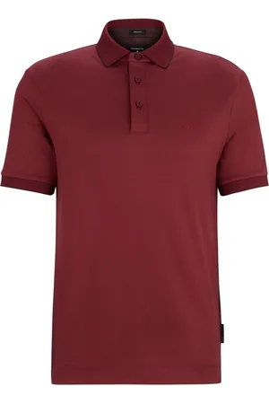 HUGO BOSS Polo Regular-Fit Porsche X Em Algodão Mercerizado - EGG