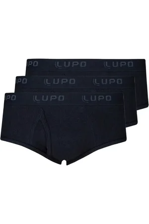 LUPO Kit com 3 Cuecas Slip com Abertura 546-002