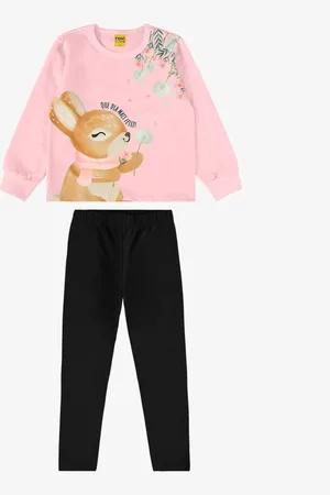 Rovitex Kids Infantil - Conjunto Blusão Com Legging Rovi