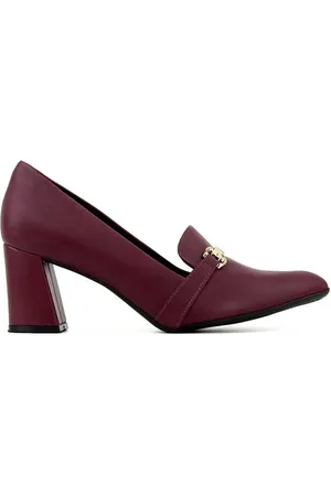 Piccadilly Sapato Salto Alto Vinho