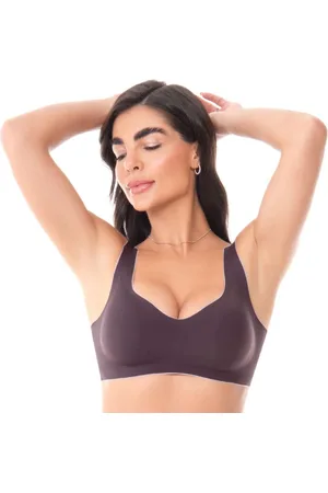 Zee Rucci Sutiã Laser Termofusionado com Bojo Removível Sem Costura Açaí