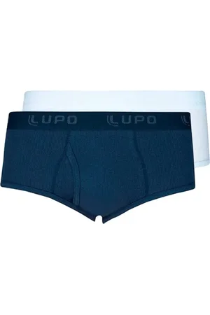 LUPO Kit com 2 Cuecas Slip com Abertura 546-002