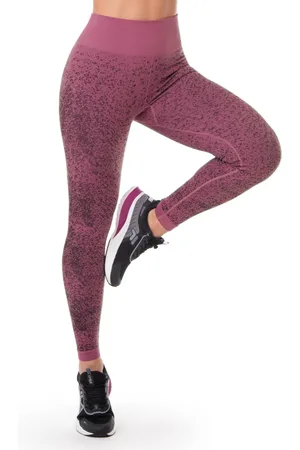 Zee Rucci Calça Legging Fitness em jacquard