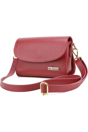 Mr. Gutt Bolsa Tiracolo Alça Ajustavel Vermelha