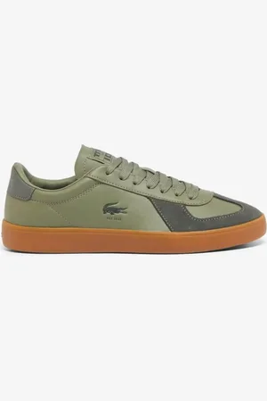 Lacoste Tênis Masculino Baseshot Pro de couro