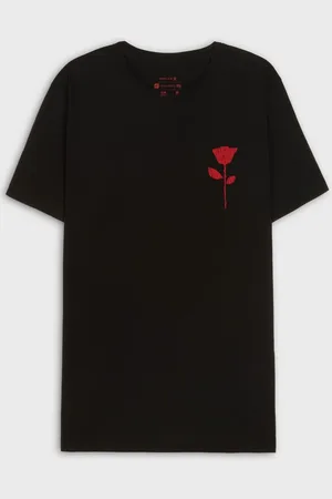 OSKLEN T-shirt vintage rose stc