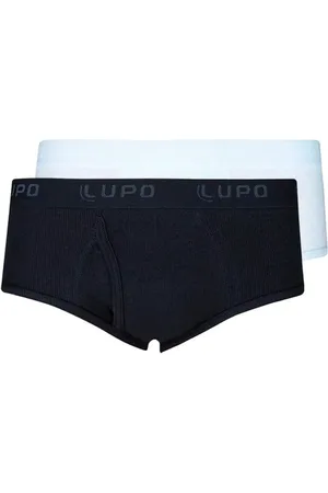LUPO Kit com 2 Cuecas Slip com Abertura 546-002
