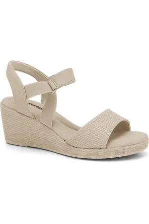 COMFORTFLEX Sandália Feminina Anabela Calce Fácil 2473402-1