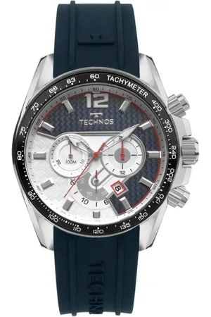 Technos Relógio Masculino Carbon JS25BCF/2A Branco