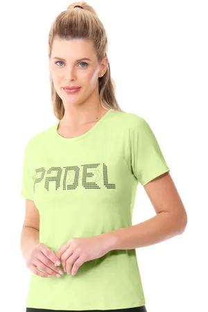 Zee Rucci Camiseta Fitness em Viscose Padel Lima Fresh