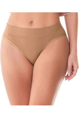 Zee Rucci Calcinha Rib Tanga Amêndoa