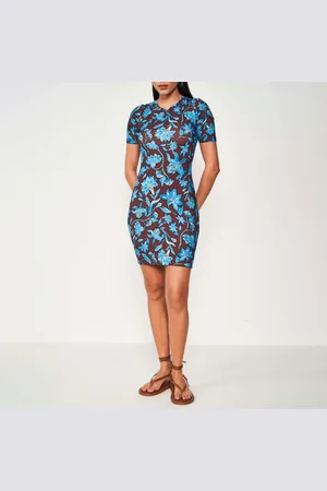 Colcci Vestido Curto Flowers Ou25 Feminino