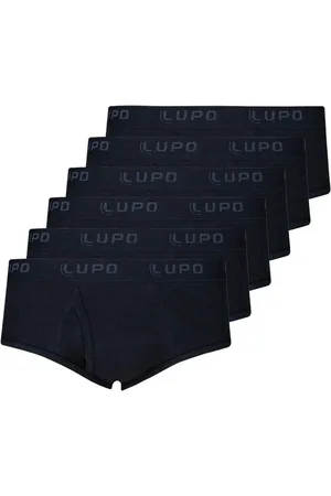 LUPO Kit com 6 Cuecas Slip com Abertura 546-002