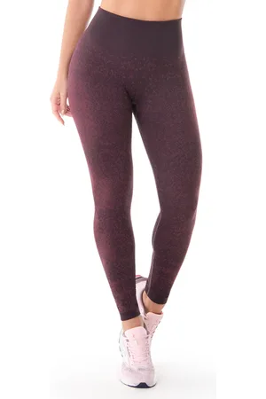 Zee Rucci Calça Legging Fitness em jacquard Açaí