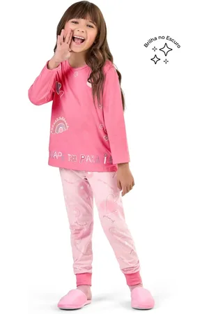 Elian Pijama Menina Blusa e Calça Corações