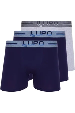 LUPO Kit com 3 Cuecas Boxer 784-016