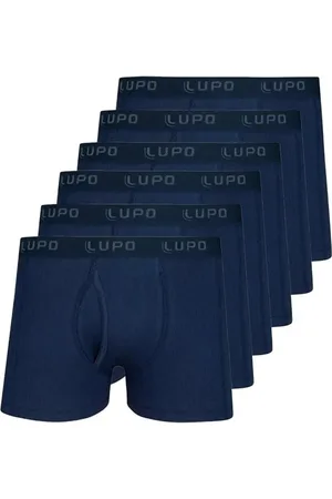 LUPO Kit com 6 Cuecas Boxer com Abertura 660-002
