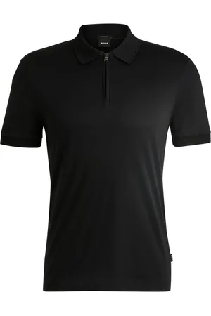 HUGO BOSS Polo Slim De Algodão Mercerizado - 6GG