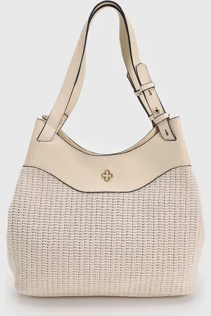 CAPODARTE Bolsa Tiracolo Tressê Off-White