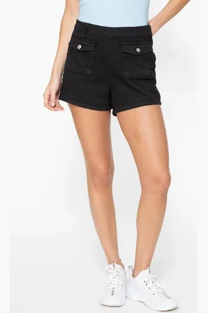 Guess Short Sarja Bolsos Botões