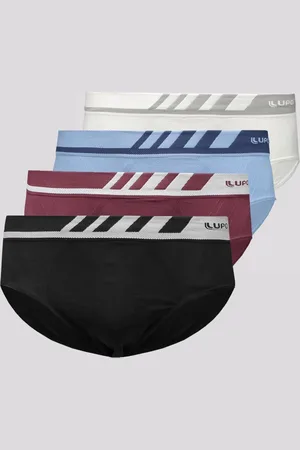 LUPO Kit de 4 Cuecas Slip Microfibra Sortidas
