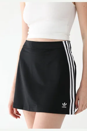 adidas Saia Curta Três Listras Preta