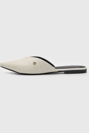 Via Uno Sapatilha Croco Off-White
