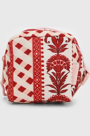 Gentleman Farmer Necessaire Quadrado Caçula Leveza Romântica Vermelha