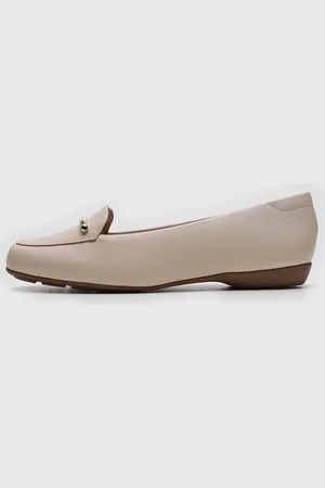 MODARE Mocassim Flat Liso Off-White