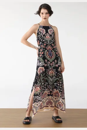 Gentleman Farmer Vestido Midi Jardim Maravilhoso