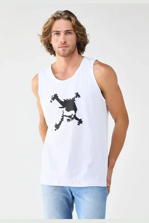 Oakley Regata Reta Heritage Skull Tank Branca