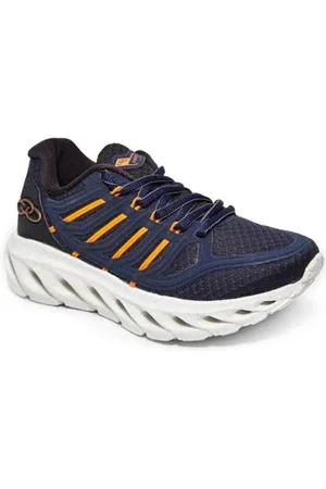 OLYMPIKUS Infantil - Tênis Cyber 4 Menino - Marinho e Laranja