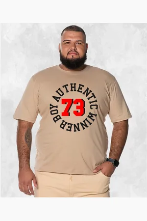Nexstar Camiseta Plus Size Extra Grande Estampada Confortável Algodão Winer Boy