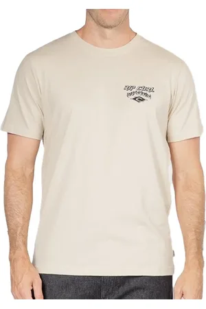 Rip Curl Camiseta Lived Search WT25 Masculina Vintage White