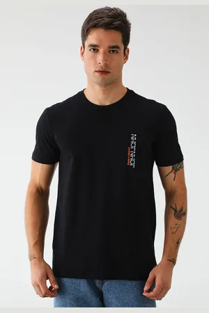 John John Camiseta Lettering Preta