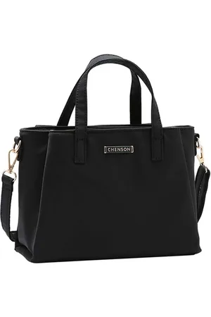 CHENSON Bolsa Feminina Twill Preto